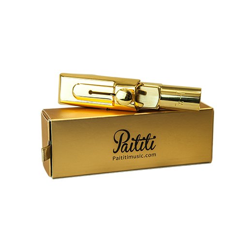 Paititi Professional Gold Plated Tenor Saxophone Metal Mouthpiece #7